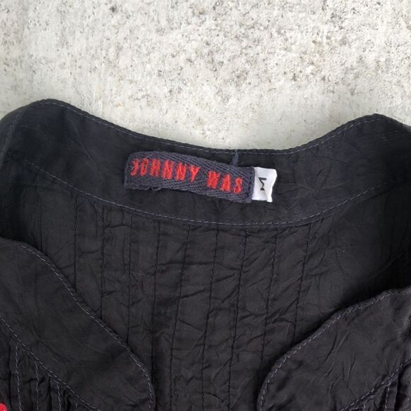 Johnny Was embroidered top - Picture 3 of 6